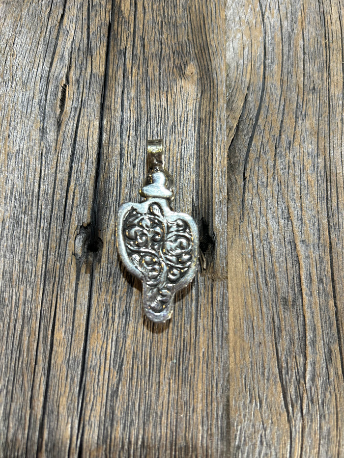ORANGE STONE CACTUS RING/ PENDANT