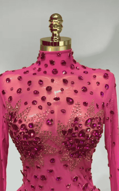 Oriana Sparkly Rhinestone Bodycon Party Dress
