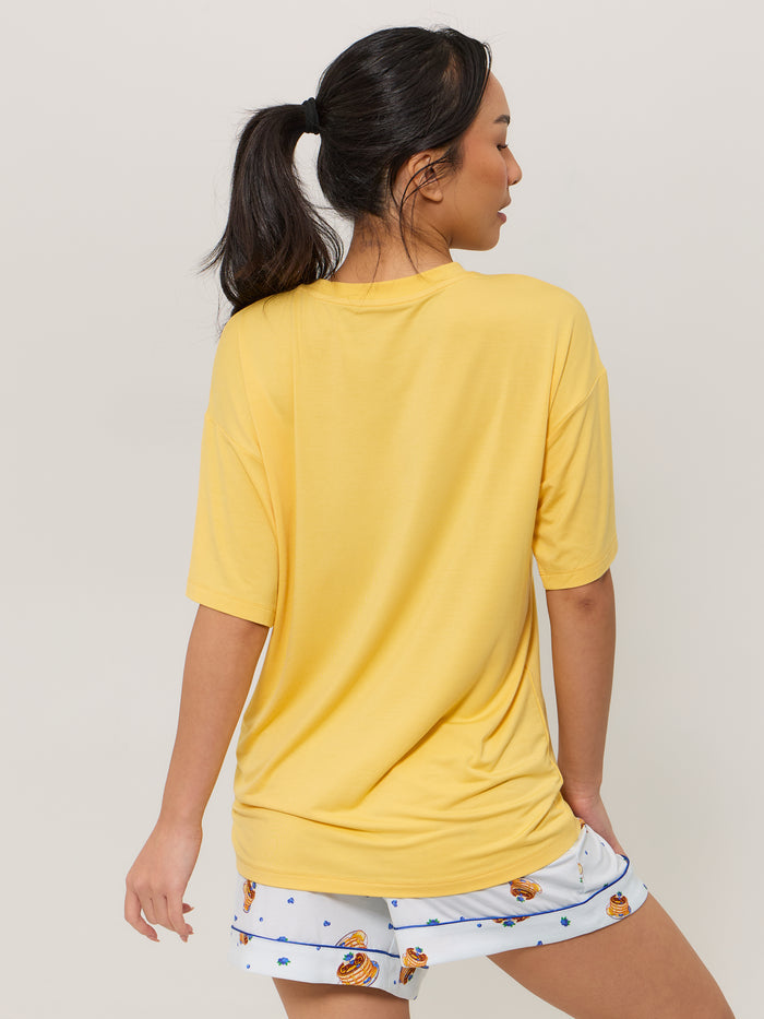 **PREORDER** Pajama Tee Shirt - Yellow