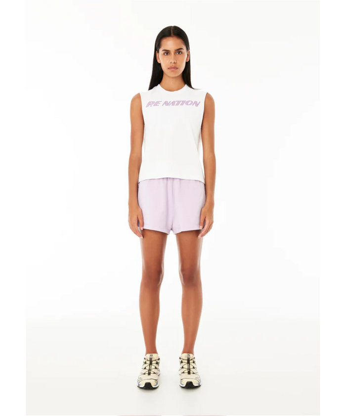 P.E Nation Double Jump Tank (Optic White)