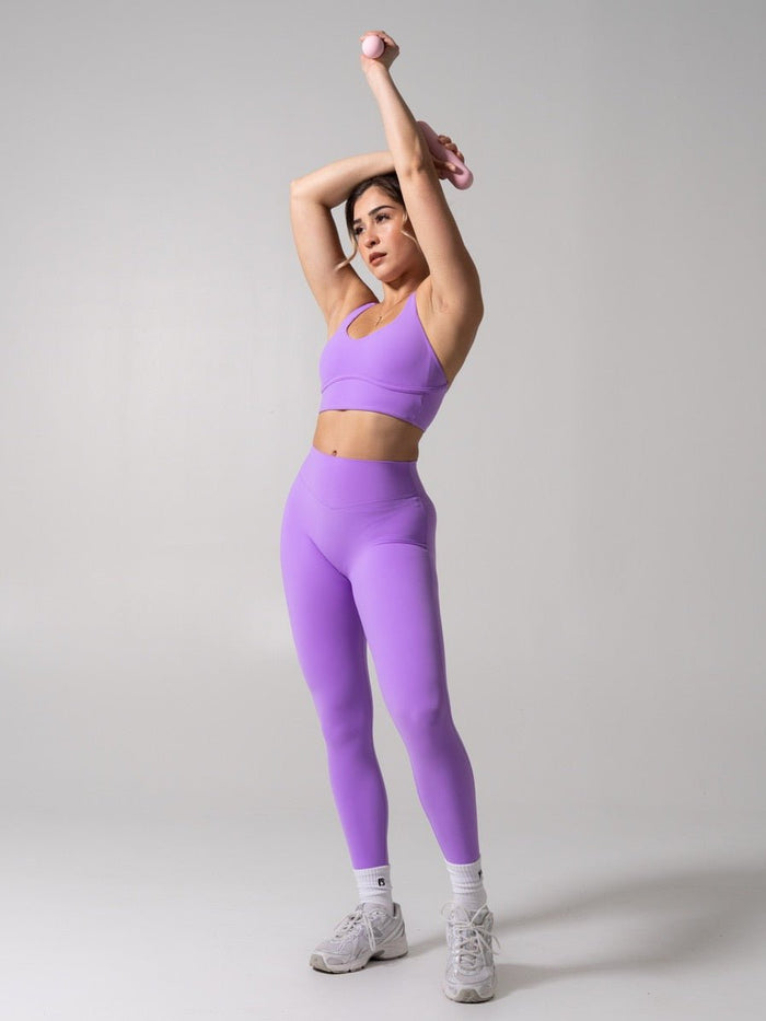 Poshknit Aggressive Scrunch Legging - Taffy Purple