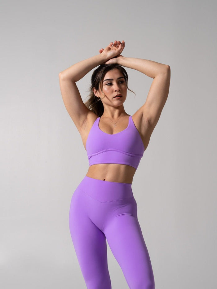 Poshknit Sports Bra - Taffy Purple