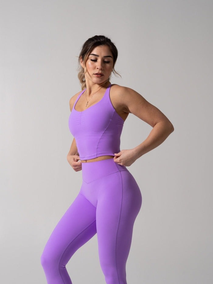 Poshknit Waist Tank - Taffy Purple