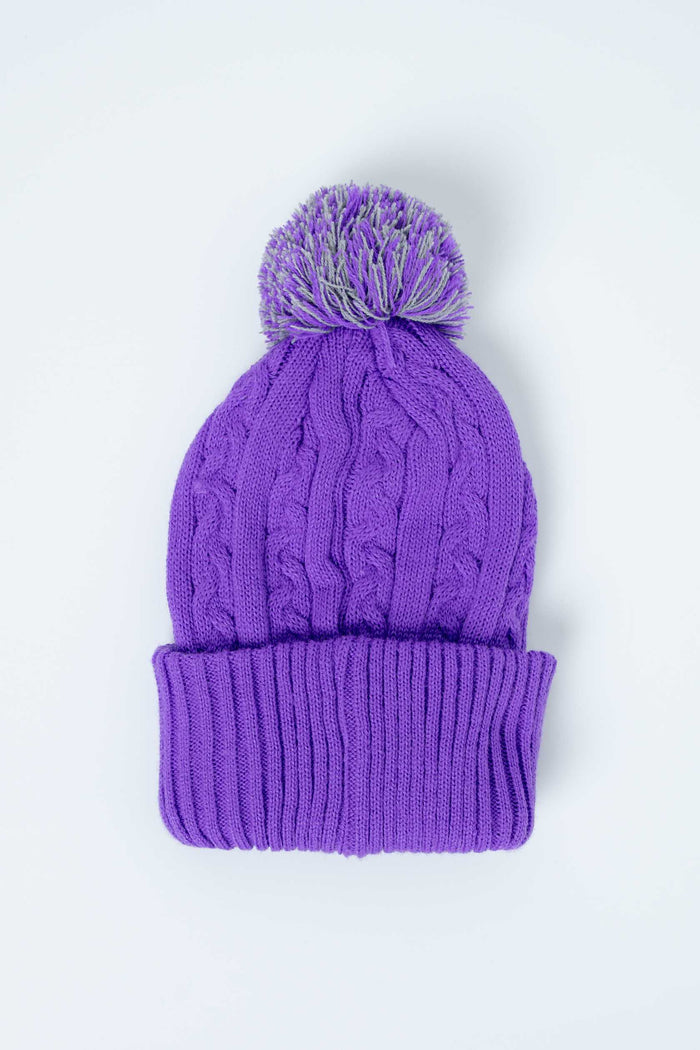 Primary Cable Knit Beanie