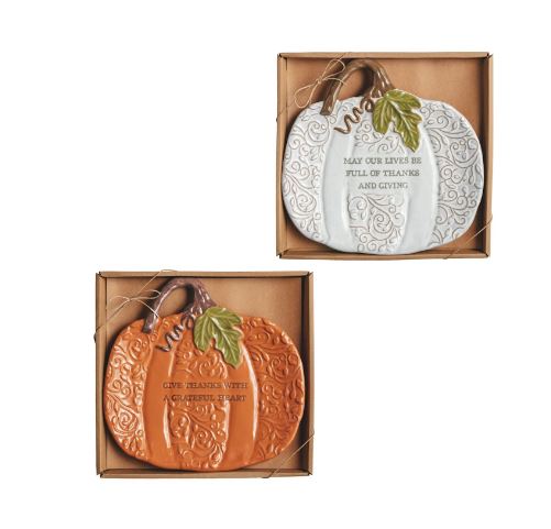 Pumpkin Sentiment Plate 2 COLORS