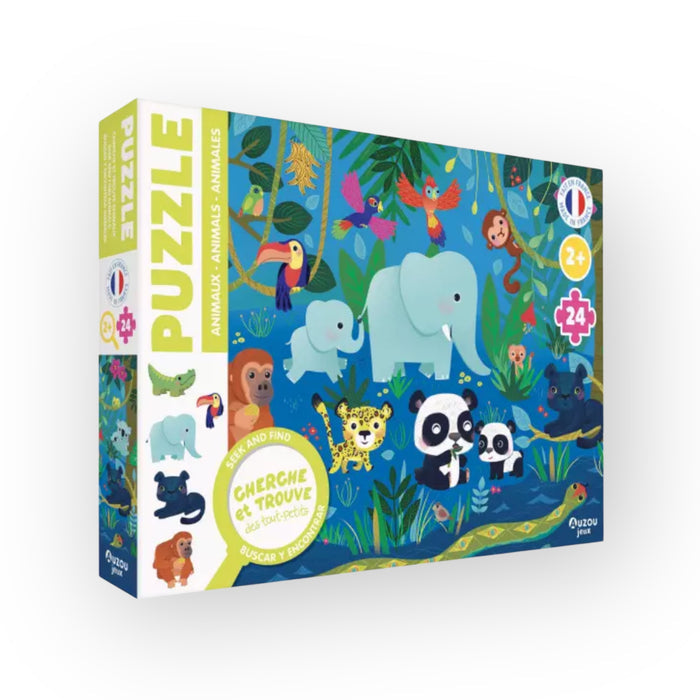 Puzzle cherche et trouve | Les animaux