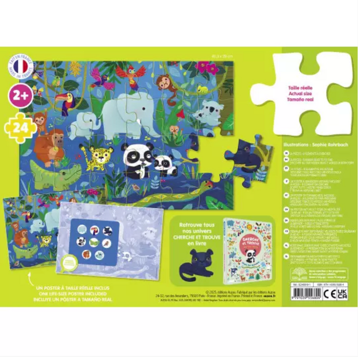 Puzzle cherche et trouve | Les animaux