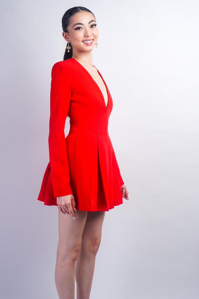 Red Blazer Mini Dress