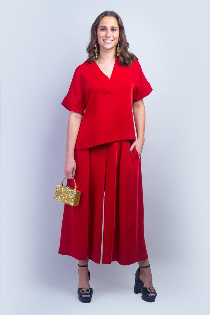 Chloe Dao TOPS Red Kimono Kiko Top