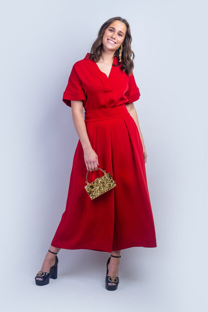 Chloe Dao TOPS Red Kimono Kiko Top