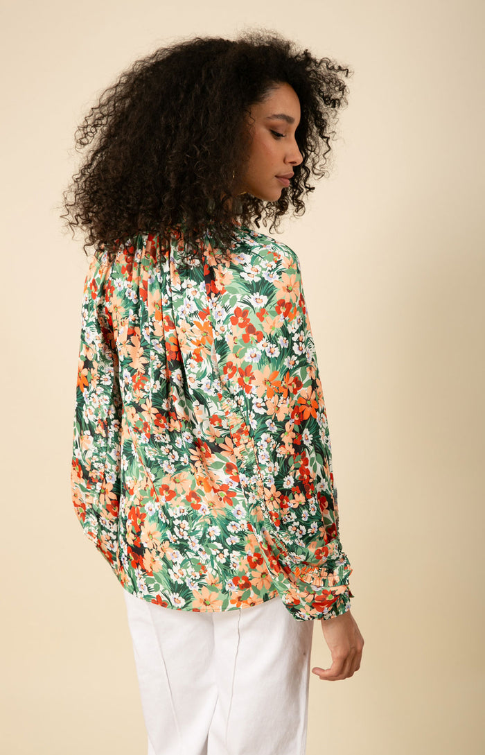 Remington Pleated Top, color_green