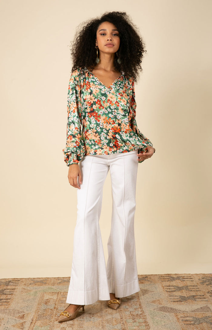 Remington Pleated Top, color_green