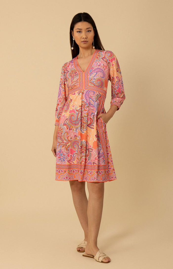 Remy Jersey Midi Dress, color_pink