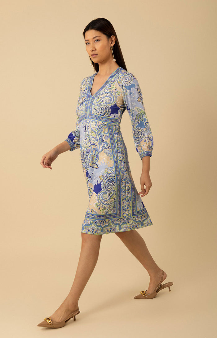 Remy Jersey Midi Dress, color_blue