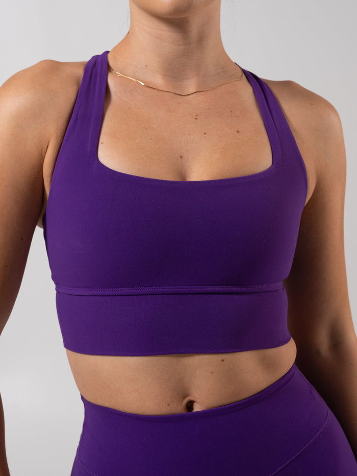Revolution Sports Bra - Grape Jelly