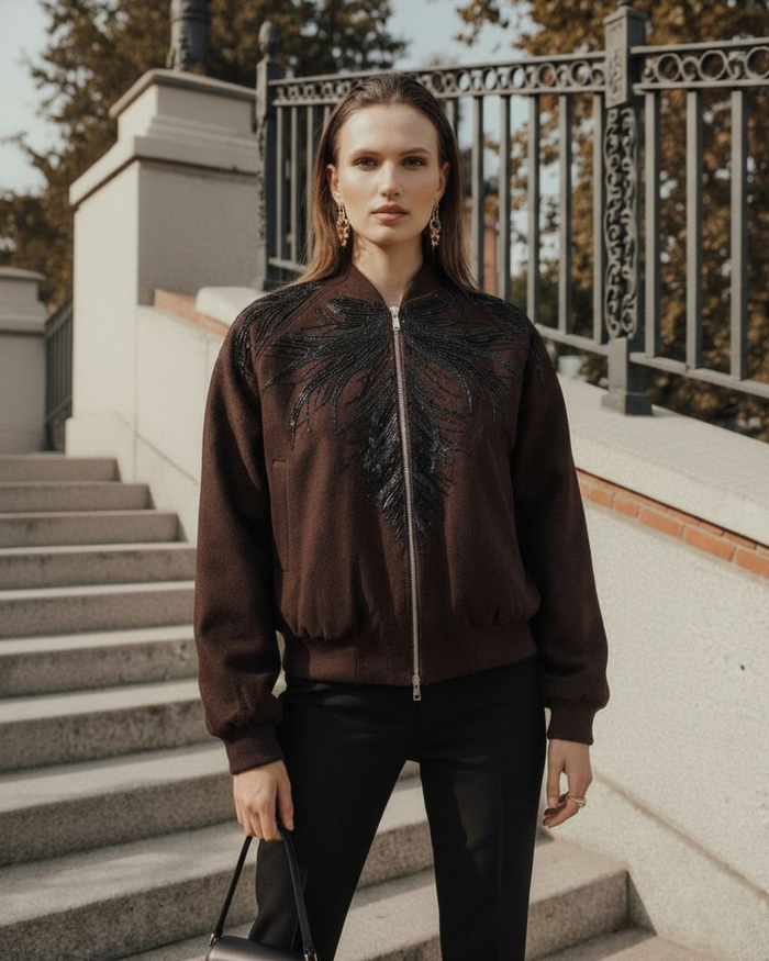 ROOTED GRACE WOOLEN JACKET