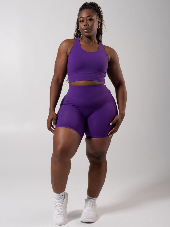 Rosa Sports Bra - Grape Jelly