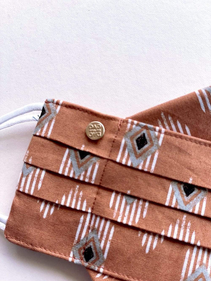 Safely Sip Face Masks Safely Sip Mask Navajo Diamond Print - Chloe Dao