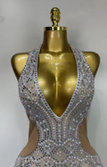 Amira sparkly sequins two piece evening party set for women