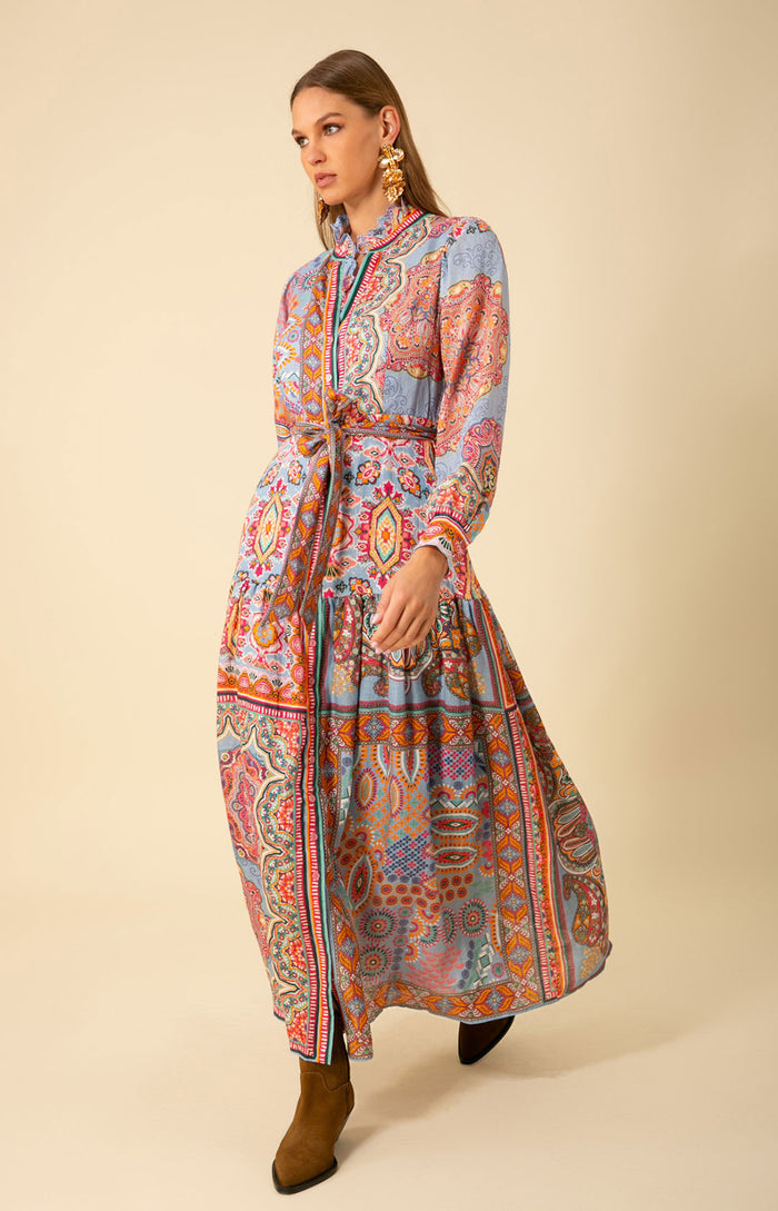 Samara Linen Maxi Dress, color_blue
