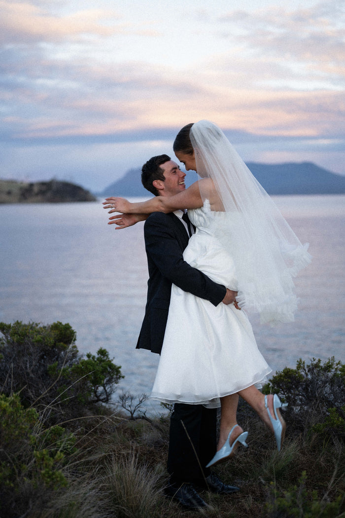 Saoirse Ivory Fingertip Veil - Accessory - Grace and Goddess