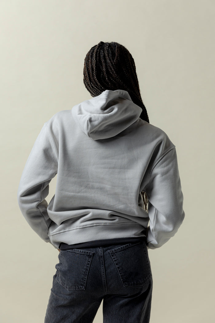 Satin Applique Hoodie