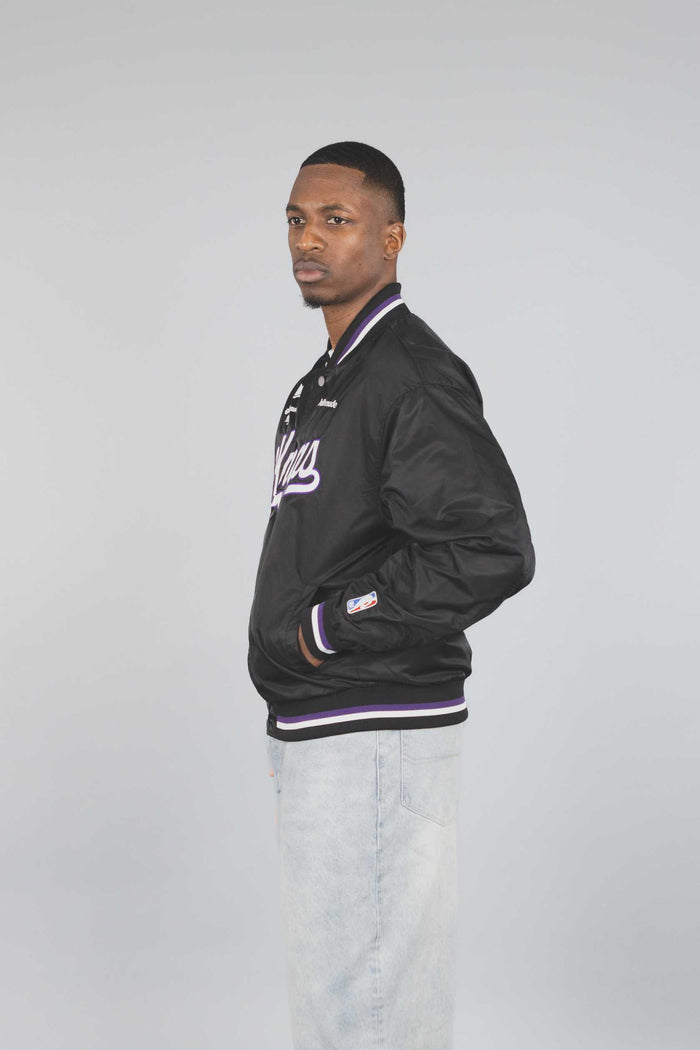 Script Satin Jacket