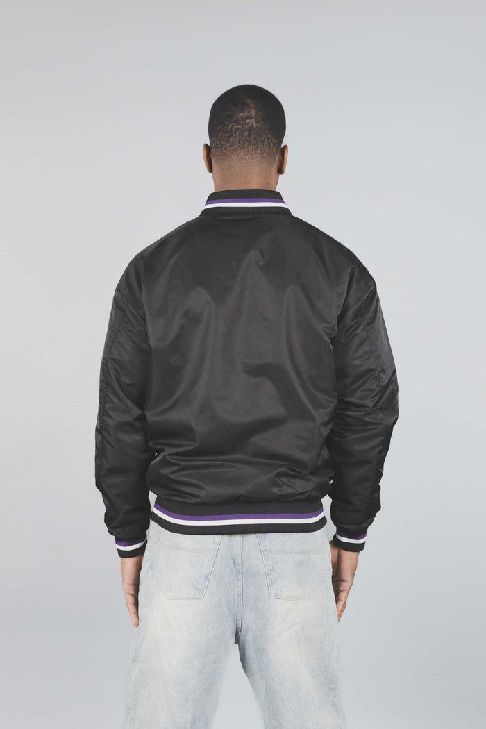Script Satin Jacket
