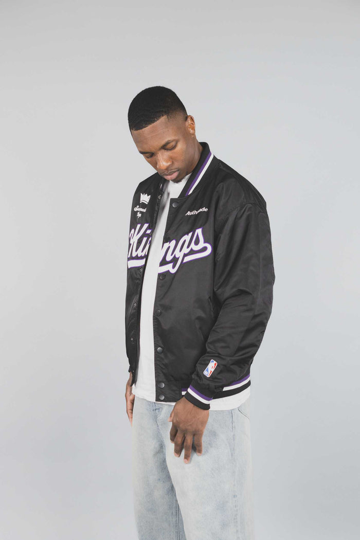 Script Satin Jacket