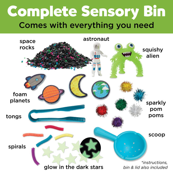 Sensory Bin Outer Space Activity Bin