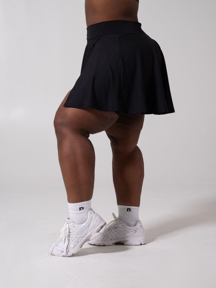 Served Skort - Onyx Black