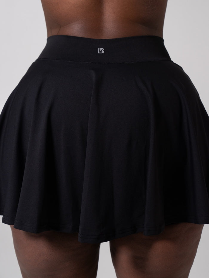 Served Skort - Onyx Black