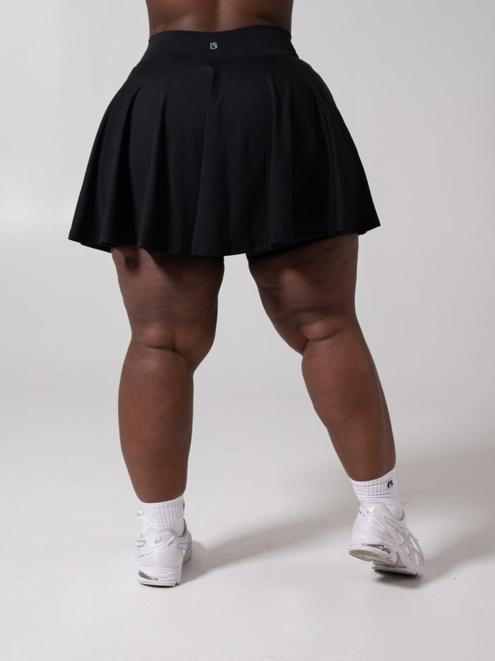 Served Skort - Onyx Black