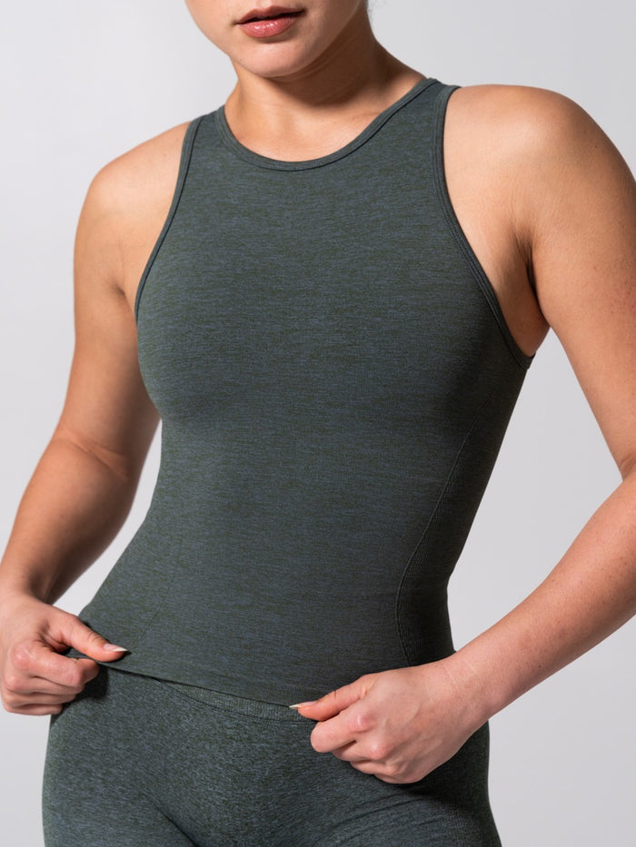 Shape Seamless Hip Tank - Heather Limon Pepino