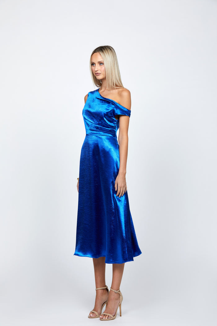 Sierra One Shoulder Midi - Dress - Bariano