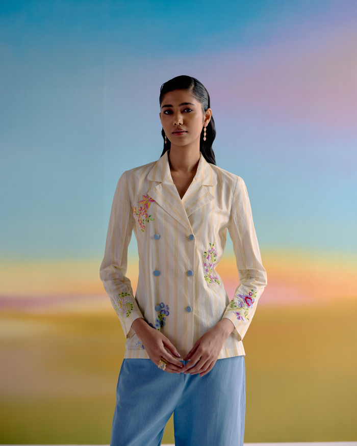 SILENT BLOSSOM SEQUINS JACKET