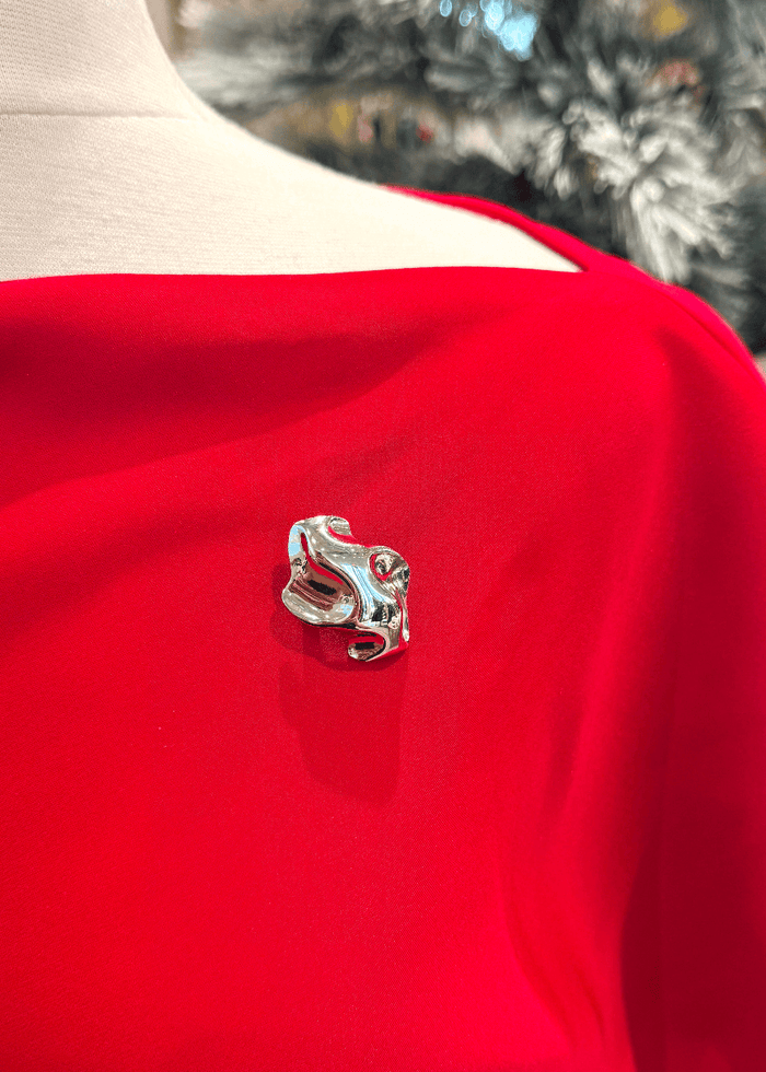 Private Label BROOCHES Silver Irregular Shaped Brooch
