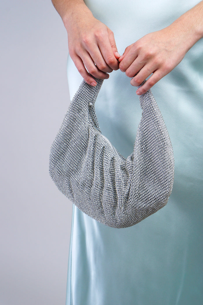 Private Label HANDBAGS Silver Sliver Clutch Bag