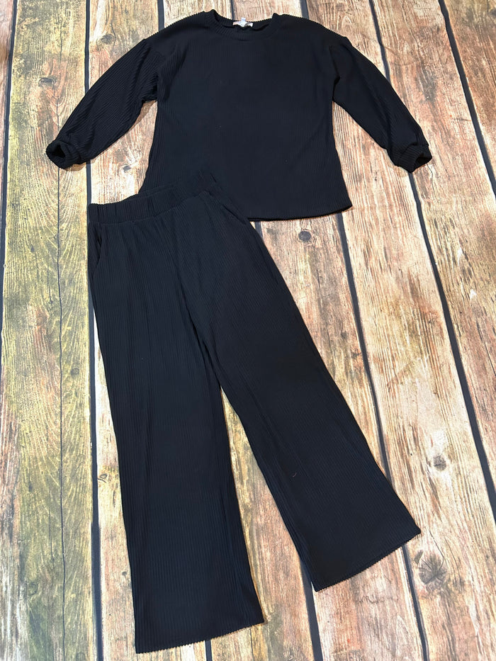 SOFT RIBBED PANTS- 4 Colors