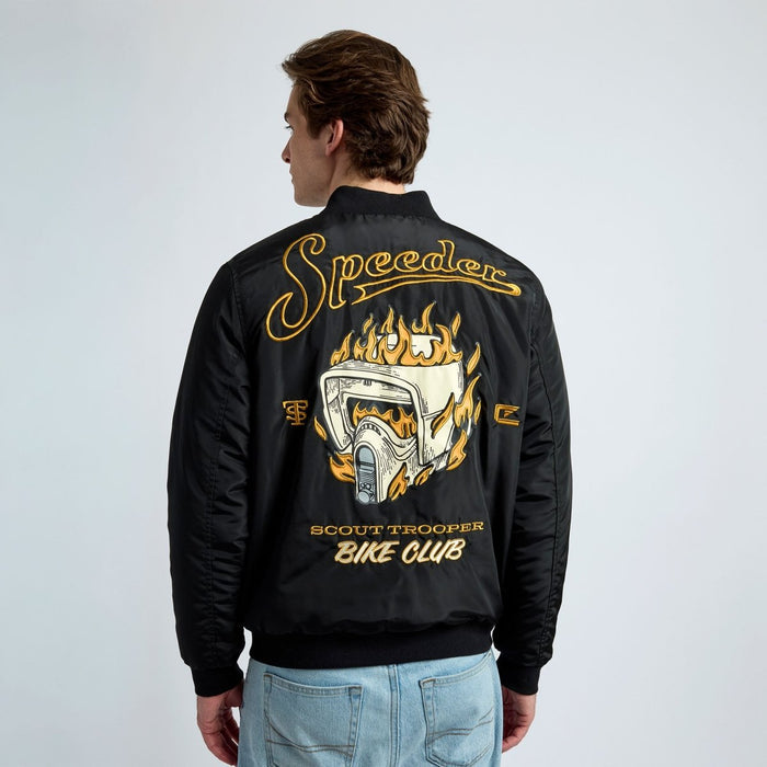 Speeder Bike Club Bomber Jacket - Heroes & Villains-Star Wars-Bomber Jacket