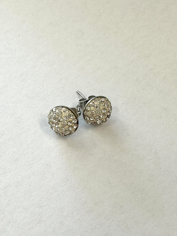 Spotted Crystal Studs Medium - Jewellery - Honey Fawn