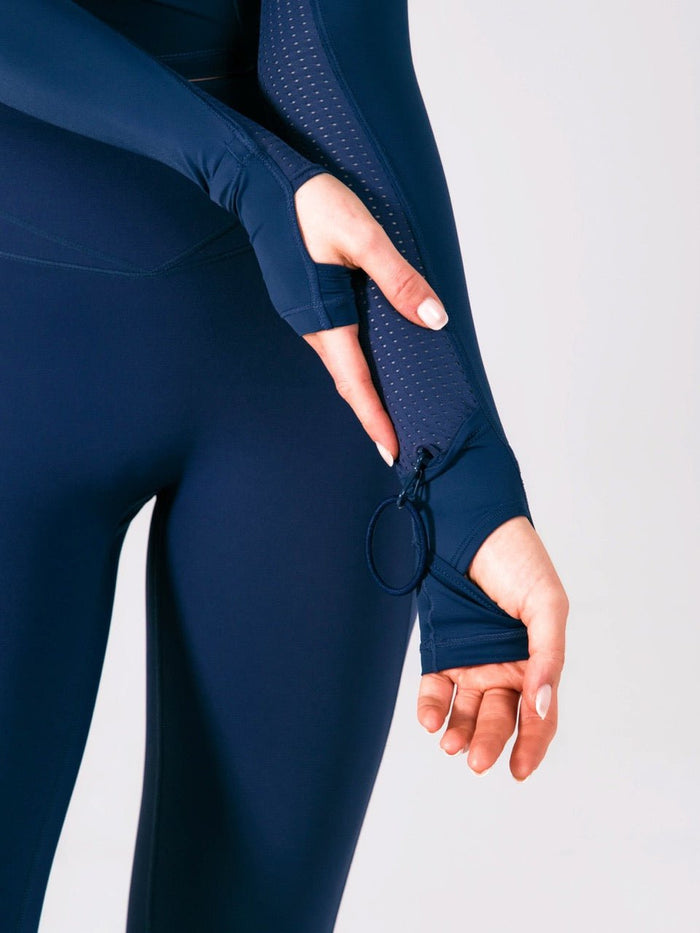 *PREORDER* Storm Waist Top - Baked Blue