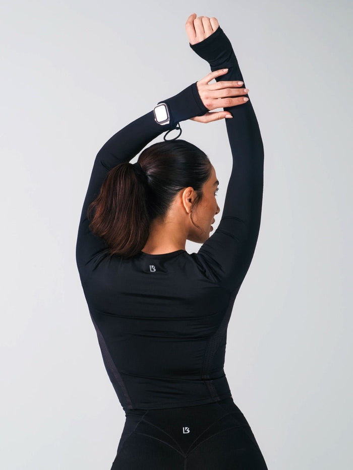 *PREORDER* Storm Waist Top - Onyx Black