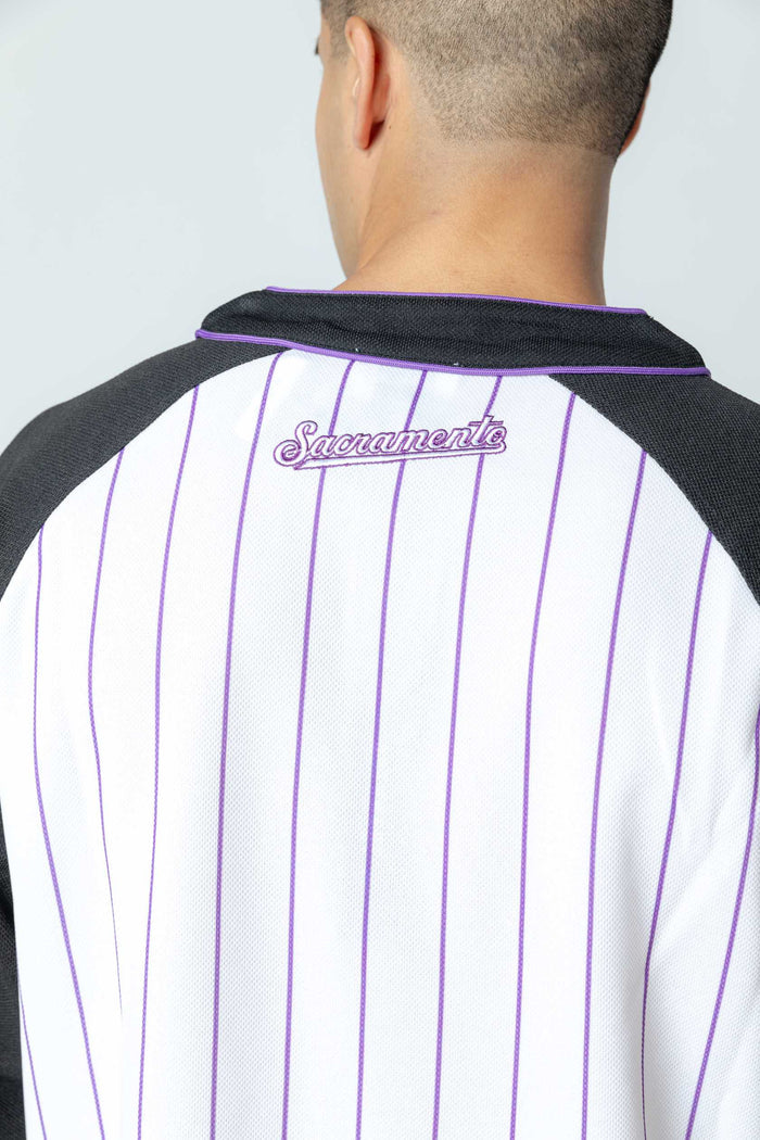 Striped Batting Raglan