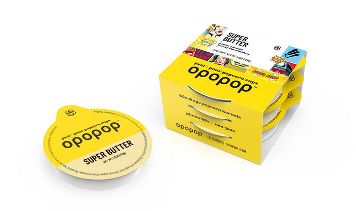 Super Butter Pop Cups Popcorn Kernels