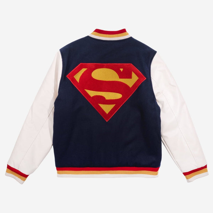 Superman Classic Varsity Jacket - Heroes & Villains-DC Comics-Varsity Jacket