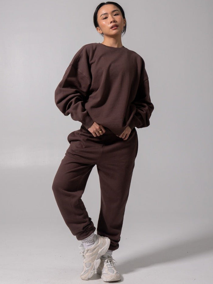 Threads Crew Pullover - Espresso