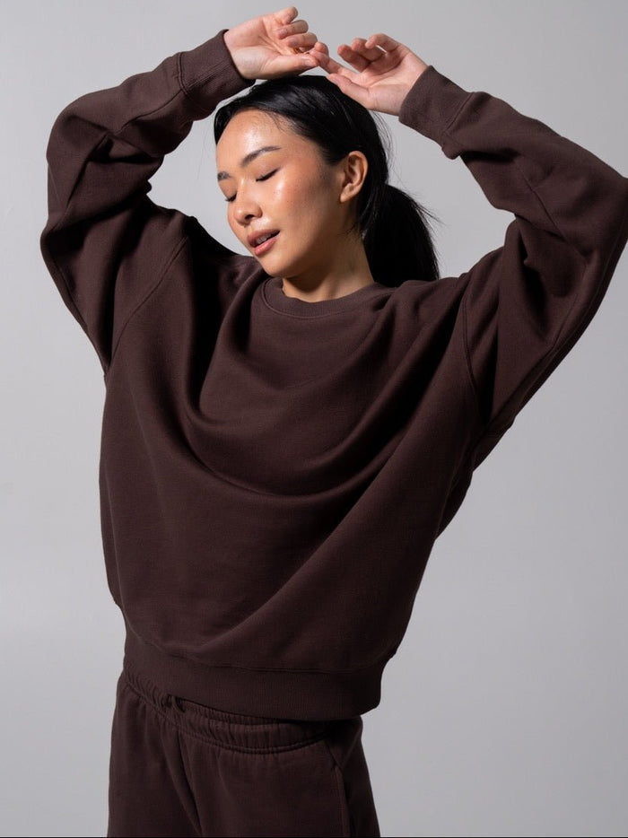 Threads Crew Pullover - Espresso