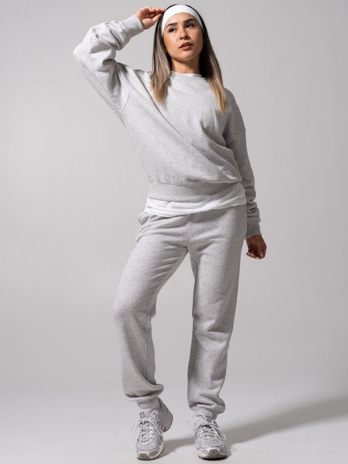 Threads Crew Pullover - Heather Grey