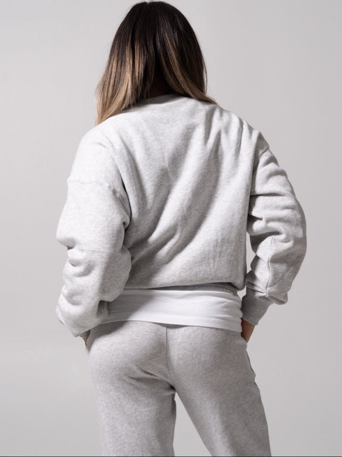 Threads Crew Pullover - Heather Grey